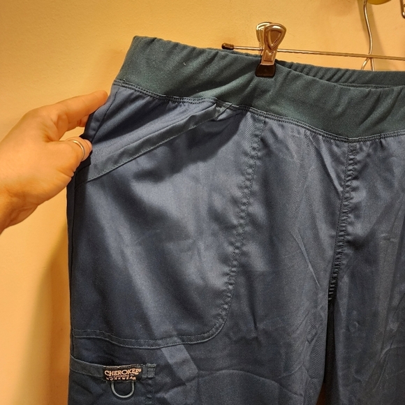 CHEROKEE Green Car Women's Scrub Pants Size XL NWT - Picture 9 of 13